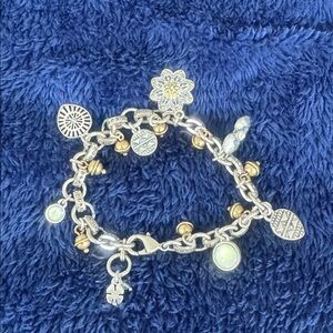 Lucky brand Silver Charm Bracelet